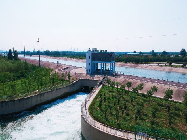 中线工程向滹沱河生态补水